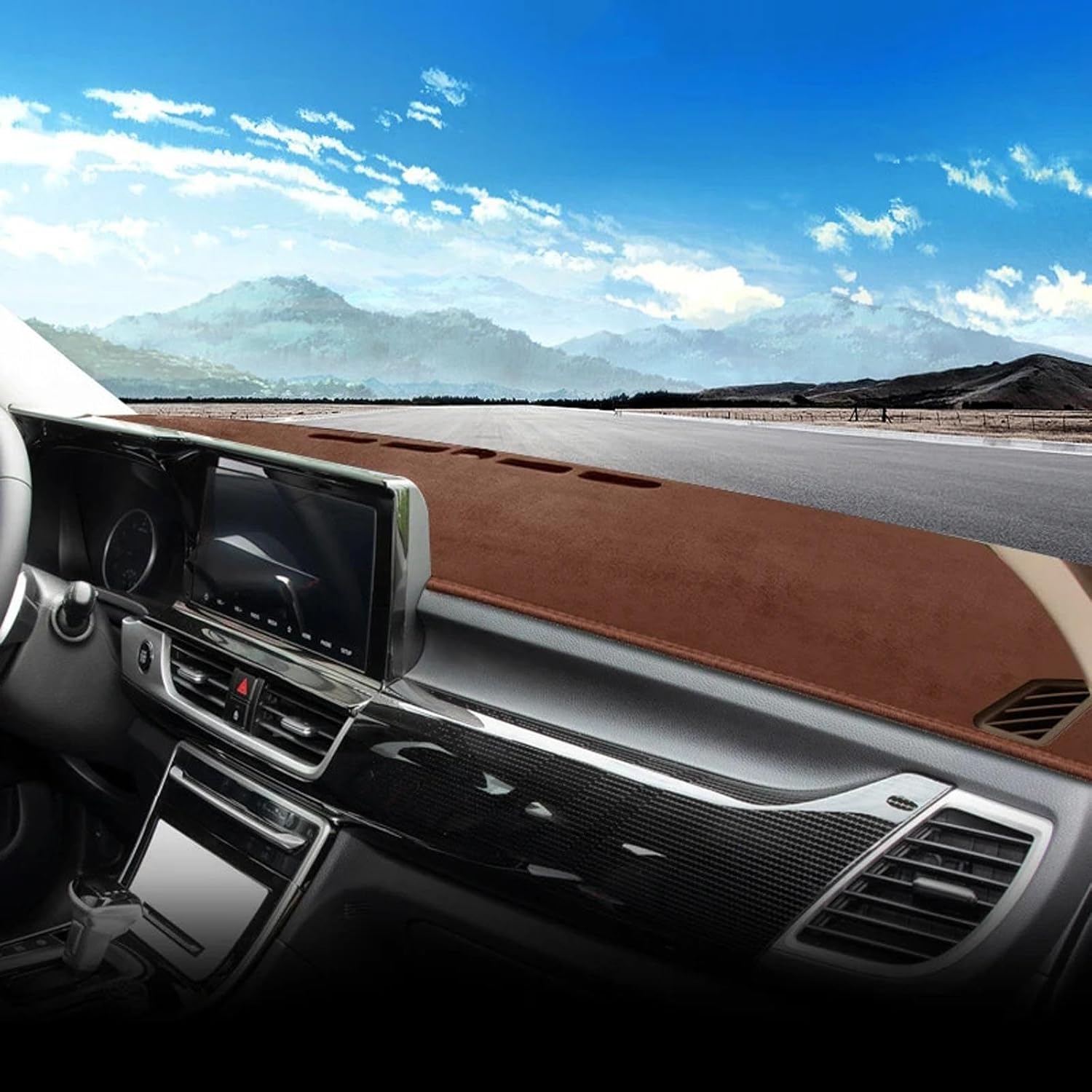 Car Dashboard Cover,Fit for Kia Seltos 2020-2024 SP2 KX3 Instrument Deck Sun Shade Mat Non-Slip Pad Accessories