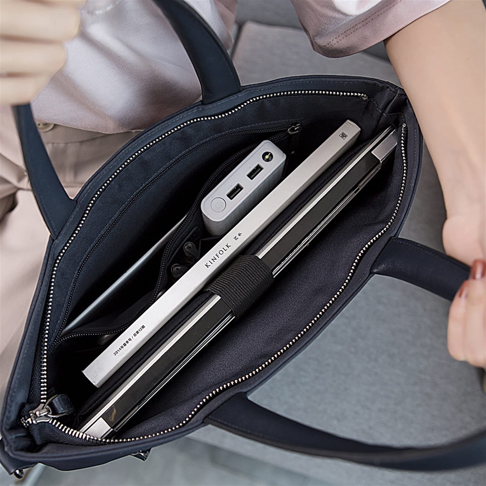 Borsa Porta PC Borsa per laptop Borsa per laptop sottile borsa per laptop 360 Borsa a tracolla per laptop per le donne Uomini Scuola universitaria Scuola Studente Regalo Casual Escursionismo Laptop Bo