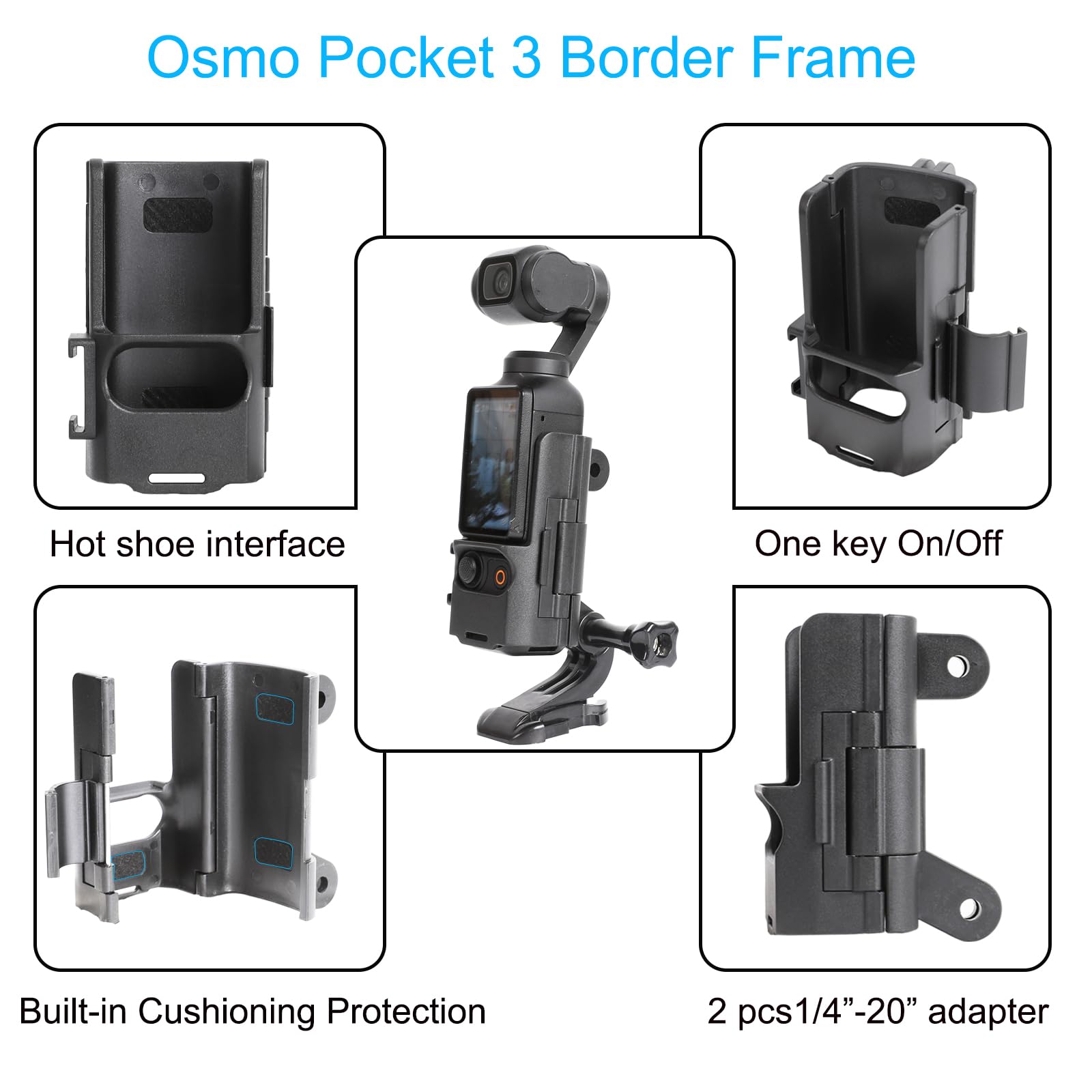 Amazon.com: Accessories Kit for DJI Osmo Pocket 3, Quick Release 4