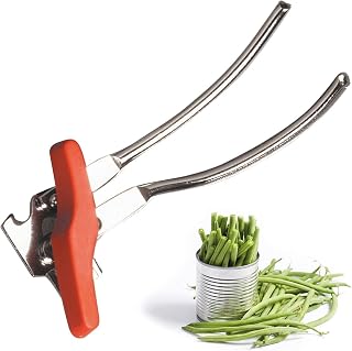 Westmark Abrelatas, Con destapador, Longitud: 15,5 cm, Acero/plástico, Zangen-Sieger, Plata/rojo, 10312270