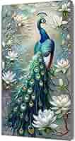 画材 Peacockesque peacock AH1854 5D Diamond Painting - 5diamondpainting.com