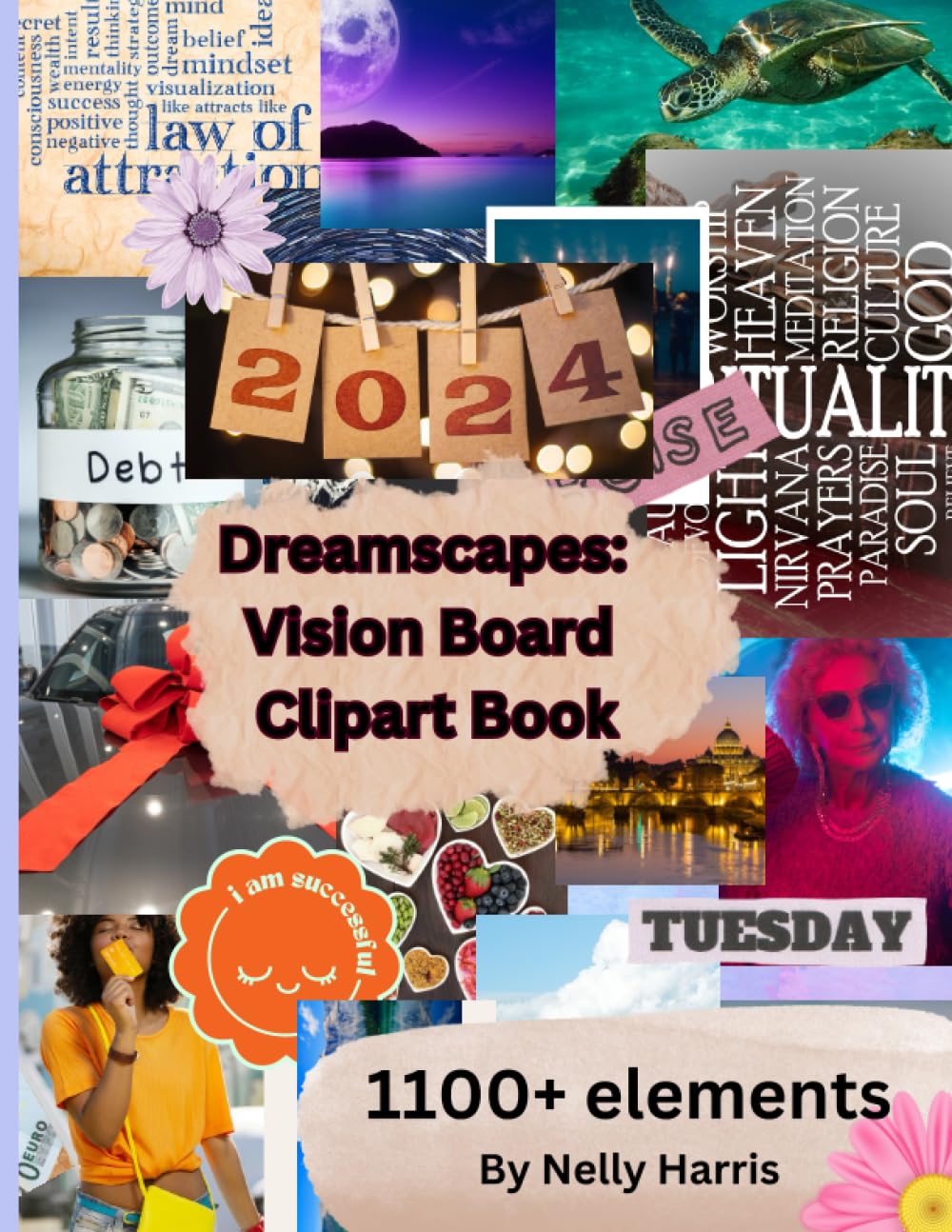 2024 Dreamscapes: Vision Board Clipart Book