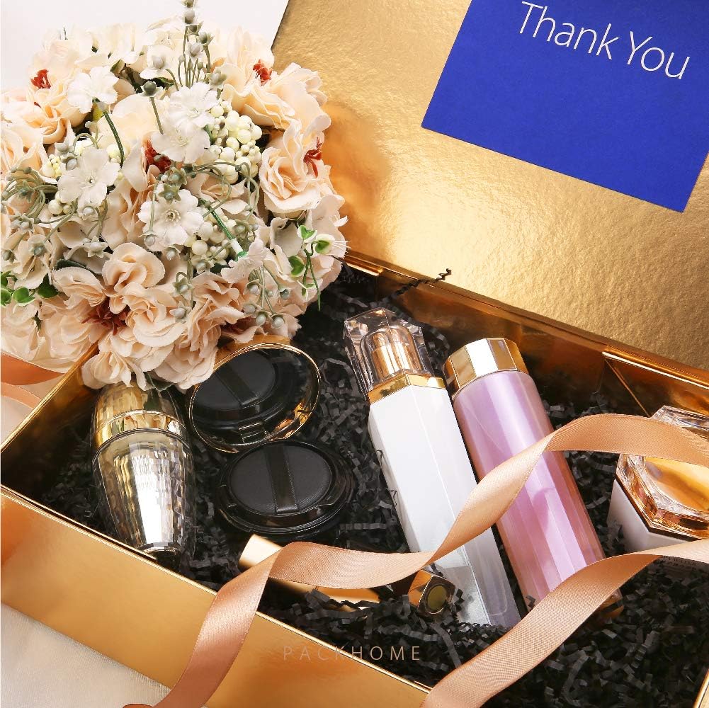 Bіg Sаlе PACKHOME Gift Box 9.5x7x4 Inches, Bridesmaid Box, Rectangle Collapsible Box with Magnetic Lid for Gift Packaging (Glossy Gold) Hоttеѕt Sаlеѕ PACKHOME Gift Box 9.5x7x4 Inches, Bridesmaid Box, Rectangle Collapsible Box with Magnetic Lid for Gift Packaging (Glossy Gold)