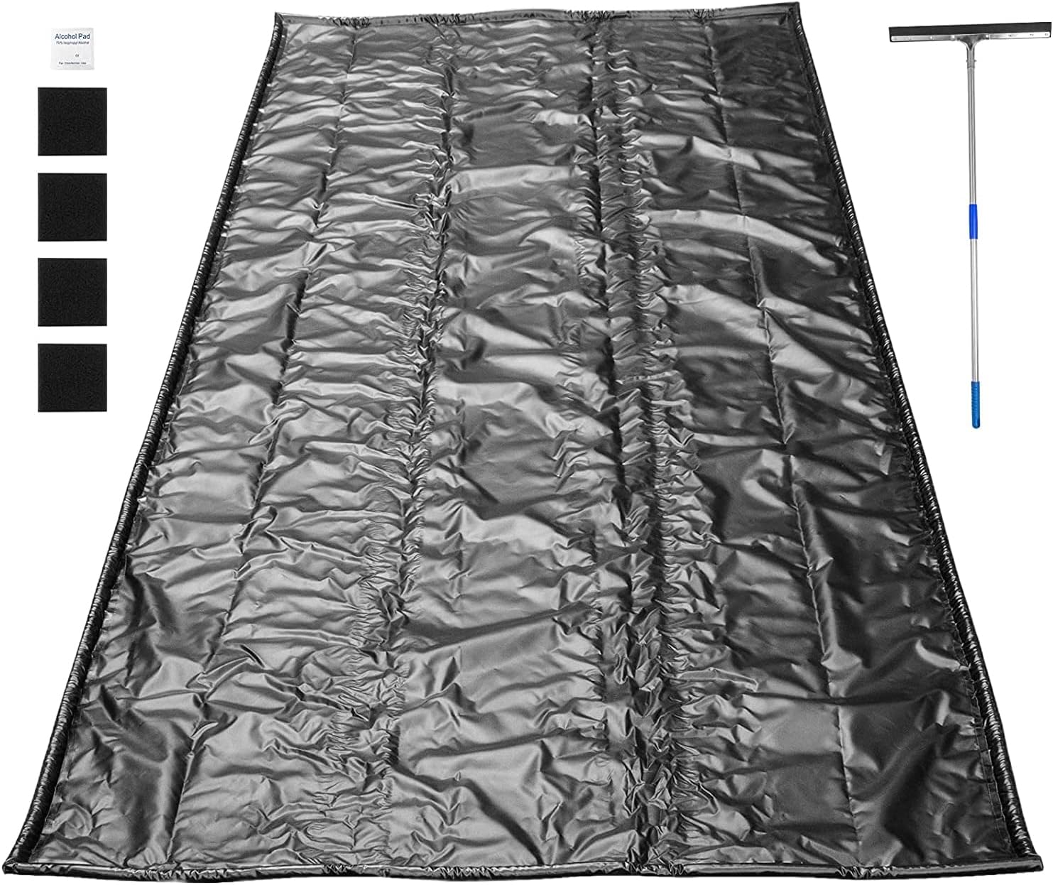 Garage Containment Mat OKSTENCK Containment Floor Mat 7.9x16' Garage Mats Under Car Heavy Duty
