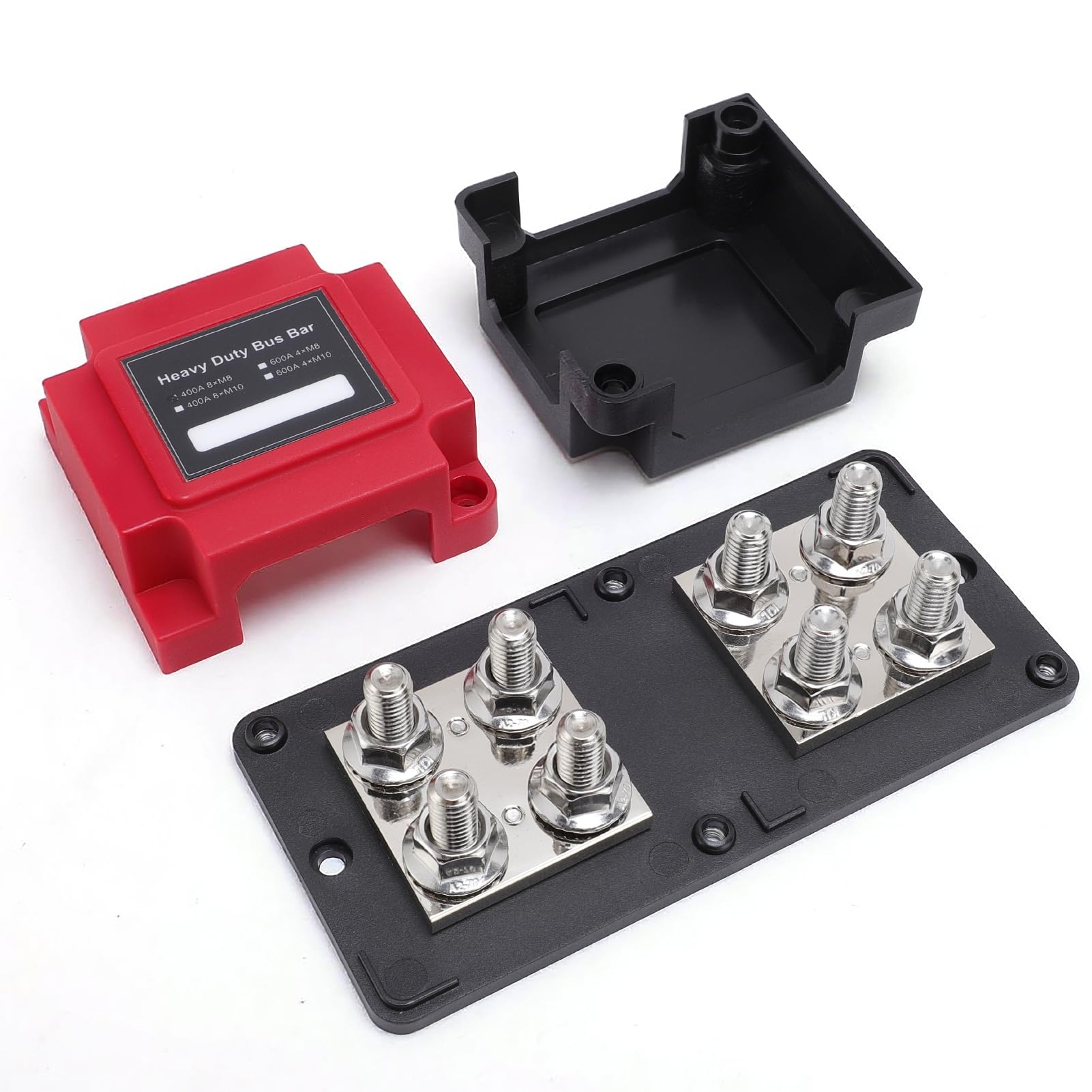Busbar Distribuidor de Corriente 12V 24V 48V 400A Bloque de Conexión de Batería de Alta Corriente