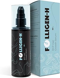 Folligen-H RCP Hair Growth Serum - Redensyl Hair Growth Solution with Capixyl and Procapil - Peptide Serum for Hair for Me...