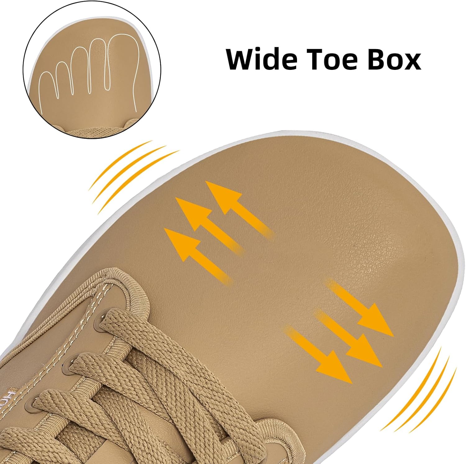 HOBIBEAR Unisex Wide Barefoot Shoes for Mens Womens Minimalist Zero Drop Shoes Sneakers - Image 2