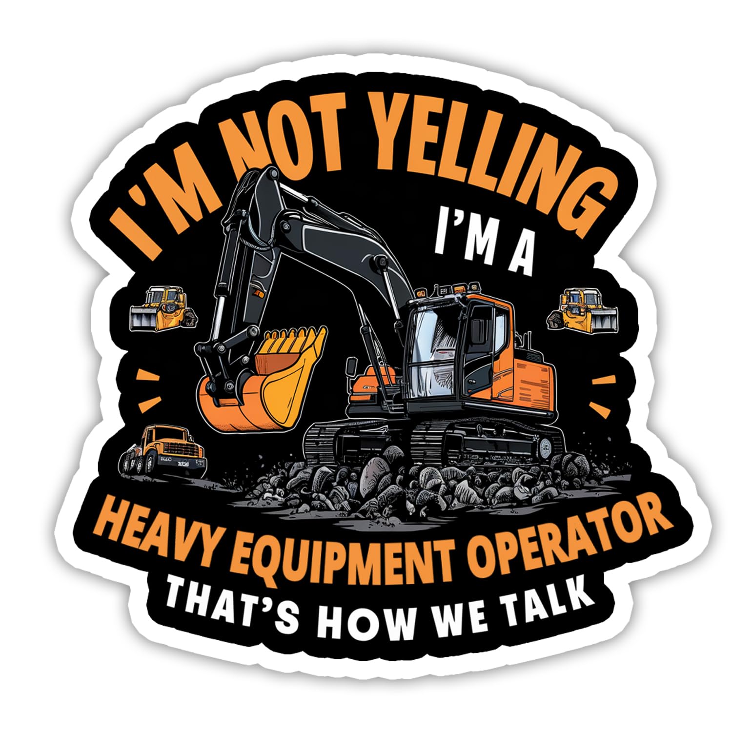 Amazon.com - Heavy Equipment Operator Sticker 5