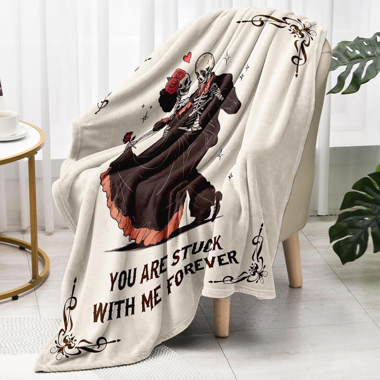 Gifts for Her Him, Anniversary Blanket Gifts for Men Women 60"x50", Birthday Gift for Boyfriend Girlfriend Wife Husband, Wedding Gift for Couples Newlyweds, I Love You Present for Women - Image 4