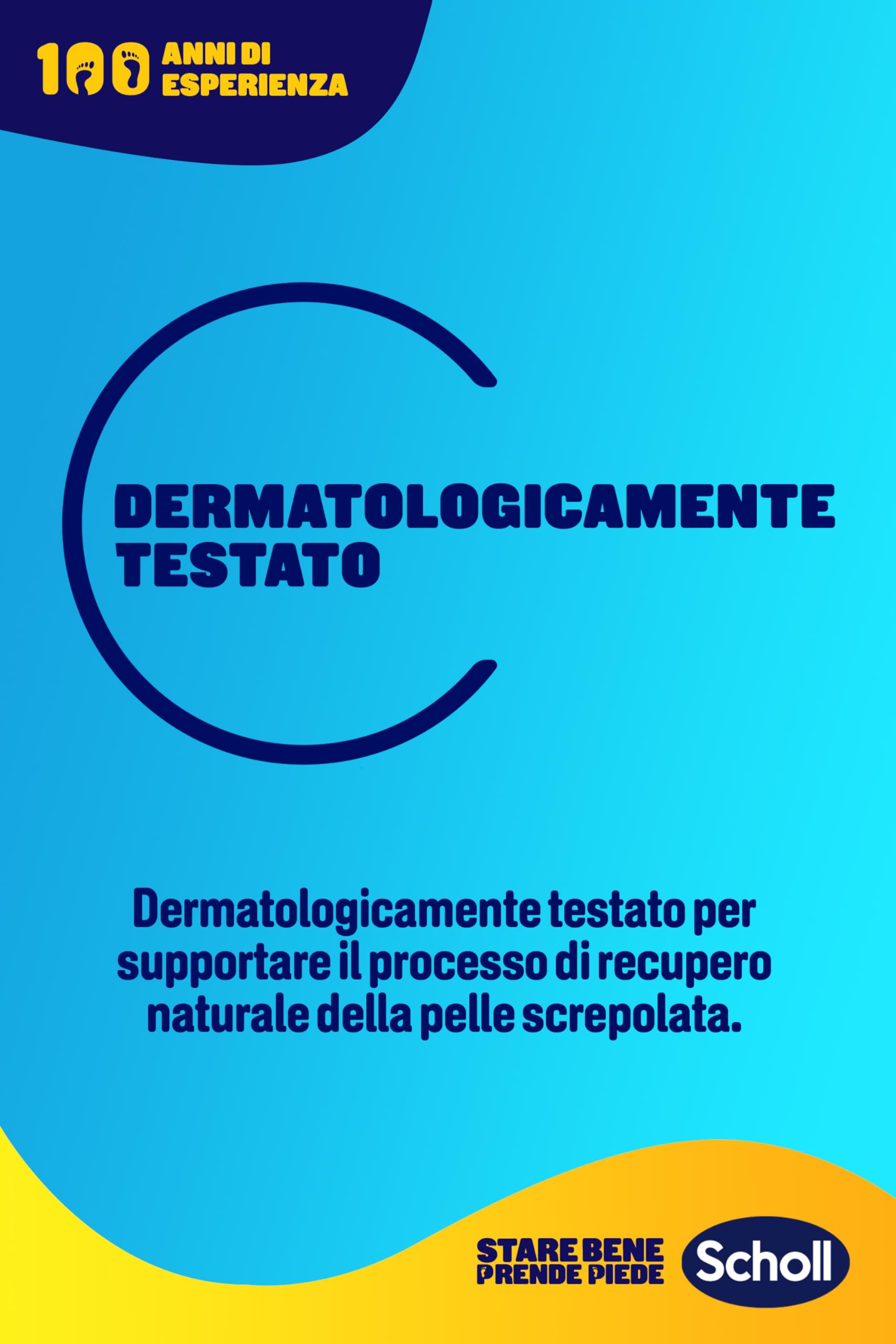 Scholl Balsamo Stick Riparatore per Talloni Screpolati, Ammorbidisce, Idrata e Ripara i Piedi Secchi e Screpolati con il 25% di Urea, Sali di Epsom e Oli Essenziali, Senza Bisogno di Usare le Mani