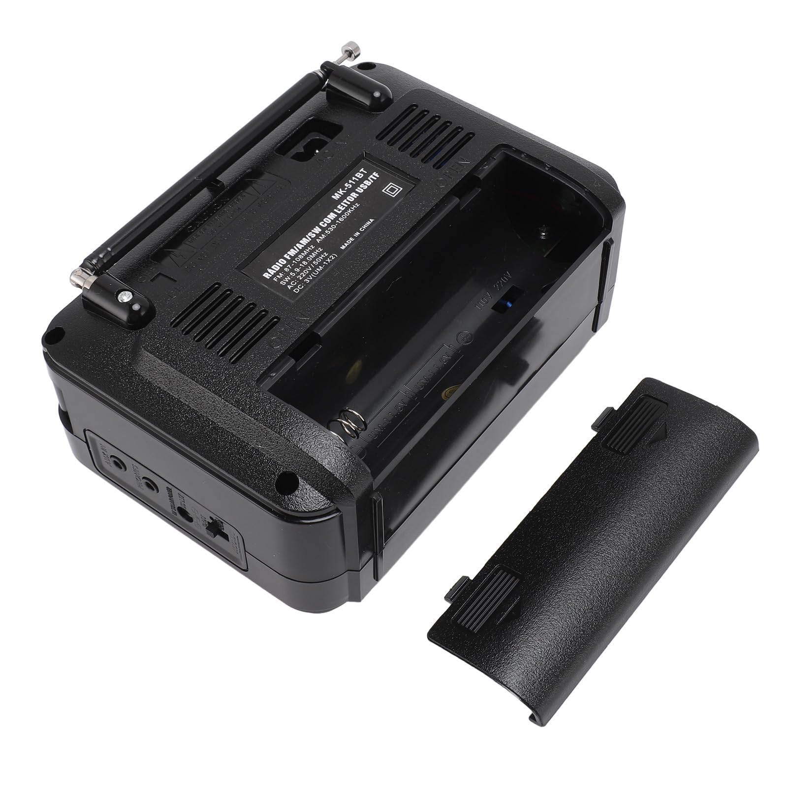 Radio multibanda con batería Recargable y batería para Personas Mayores, una Radio Am FM portátil con Bluetooth y Perilla de sintonización Grande para una selección