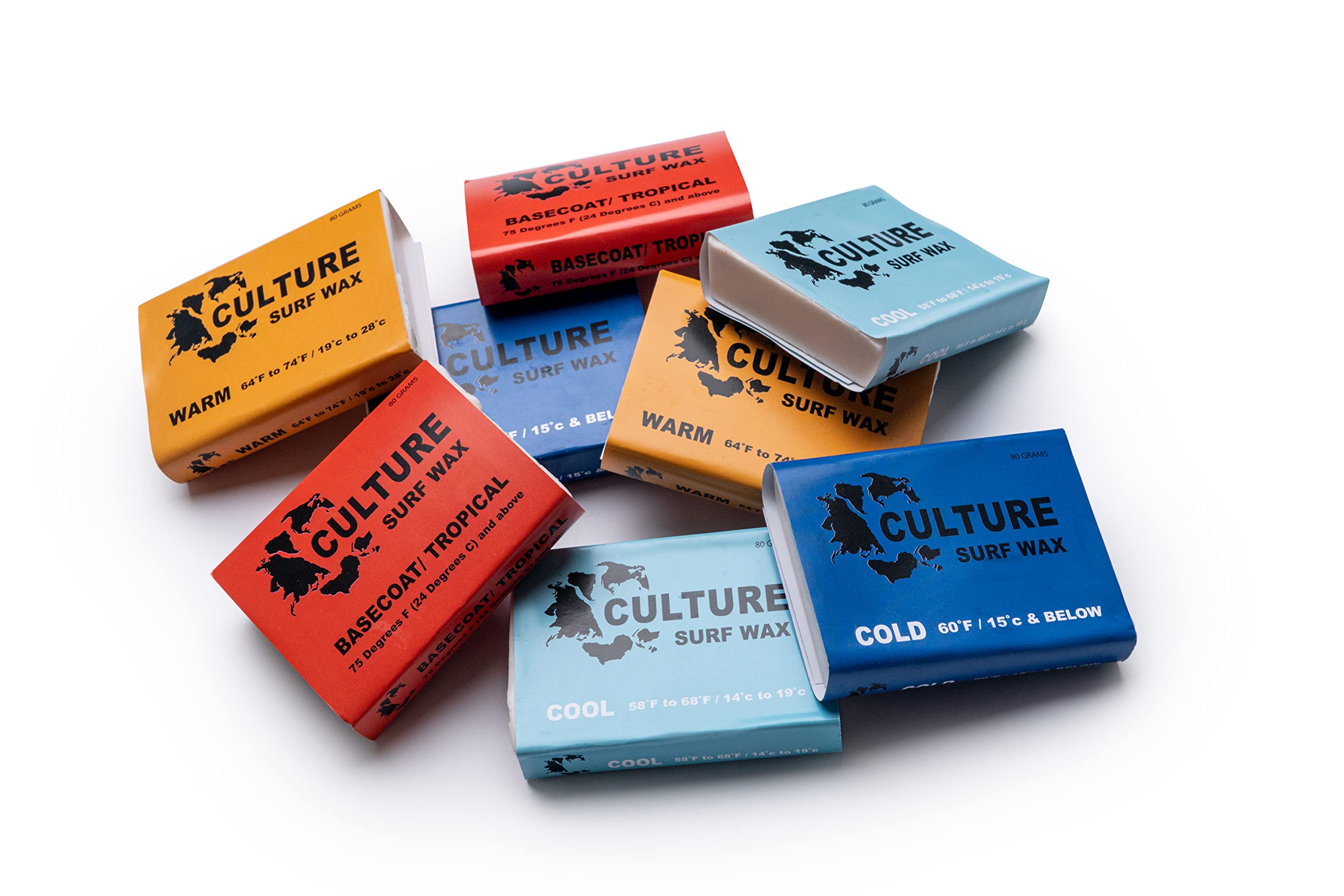 Mrs. Palmer's Tropical Surf Wax 3-Pack - Best Selling Surfboard Wax For Cool Water (12-16°C) - View #9