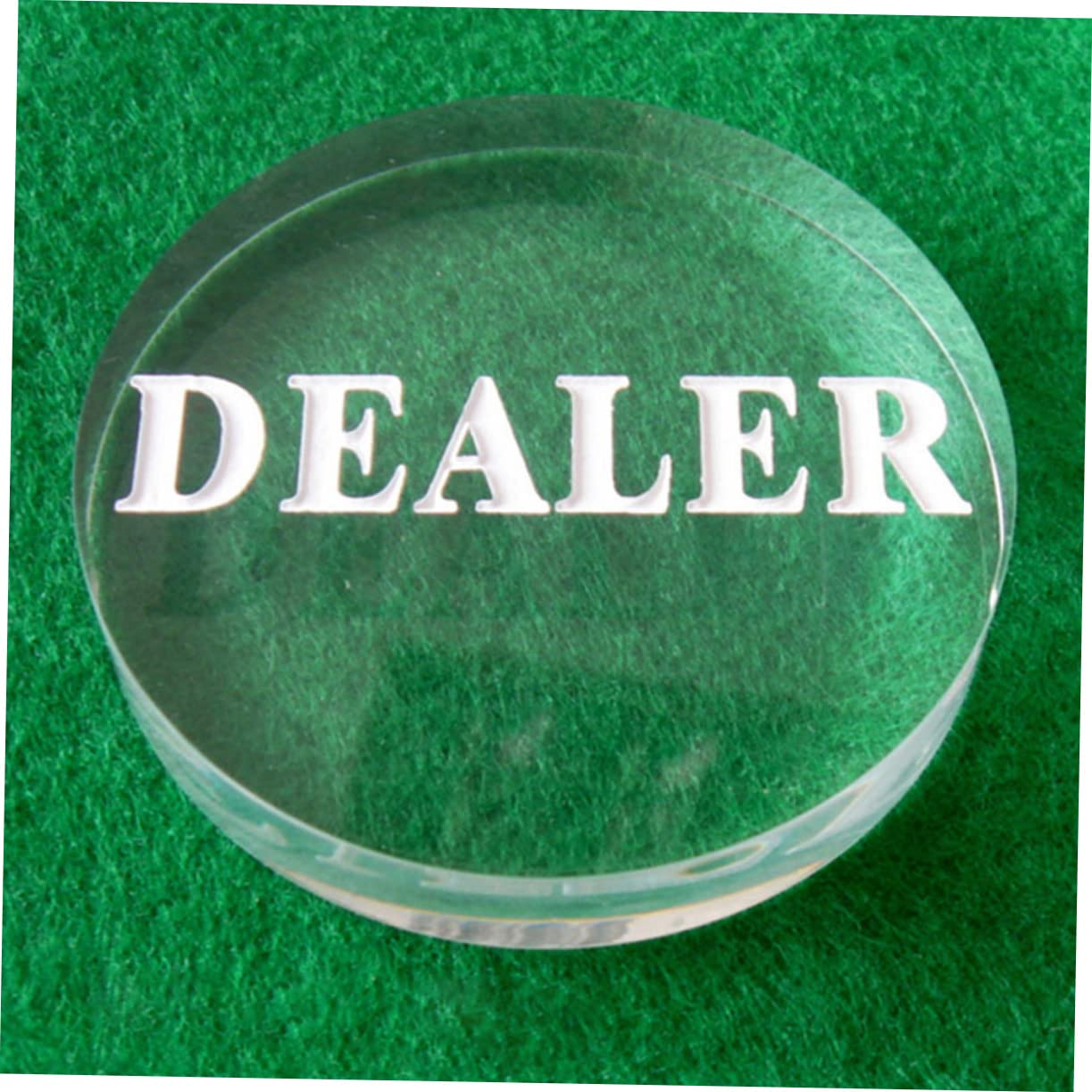 TOYANDONA 5piezas Botón De Repartidor De Póker De Resistente para Póker para Visible y Elegante