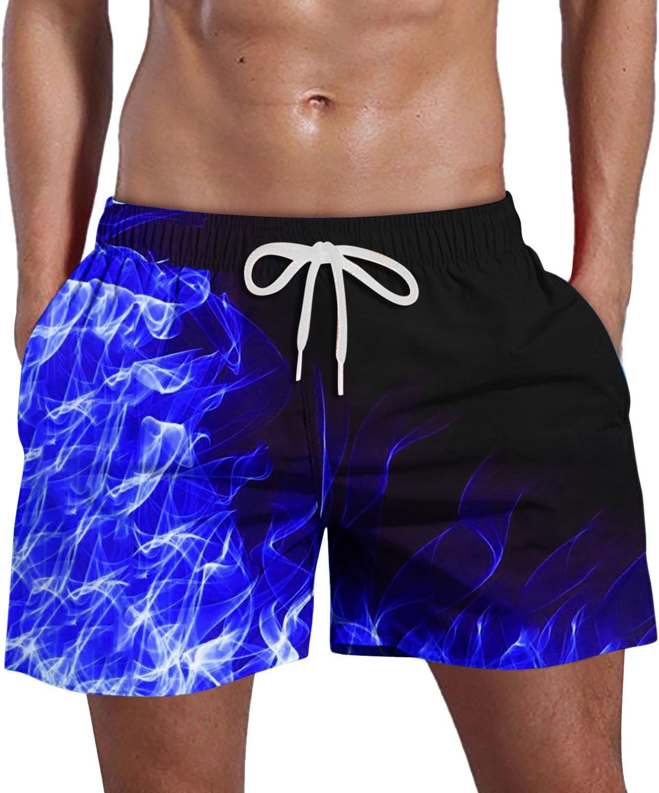 LastessoMens Shorts Athletic Running Shorts Lightweight 7 Inch Gym Workout Board Shorts with Pockets Comfort Swim Trunks