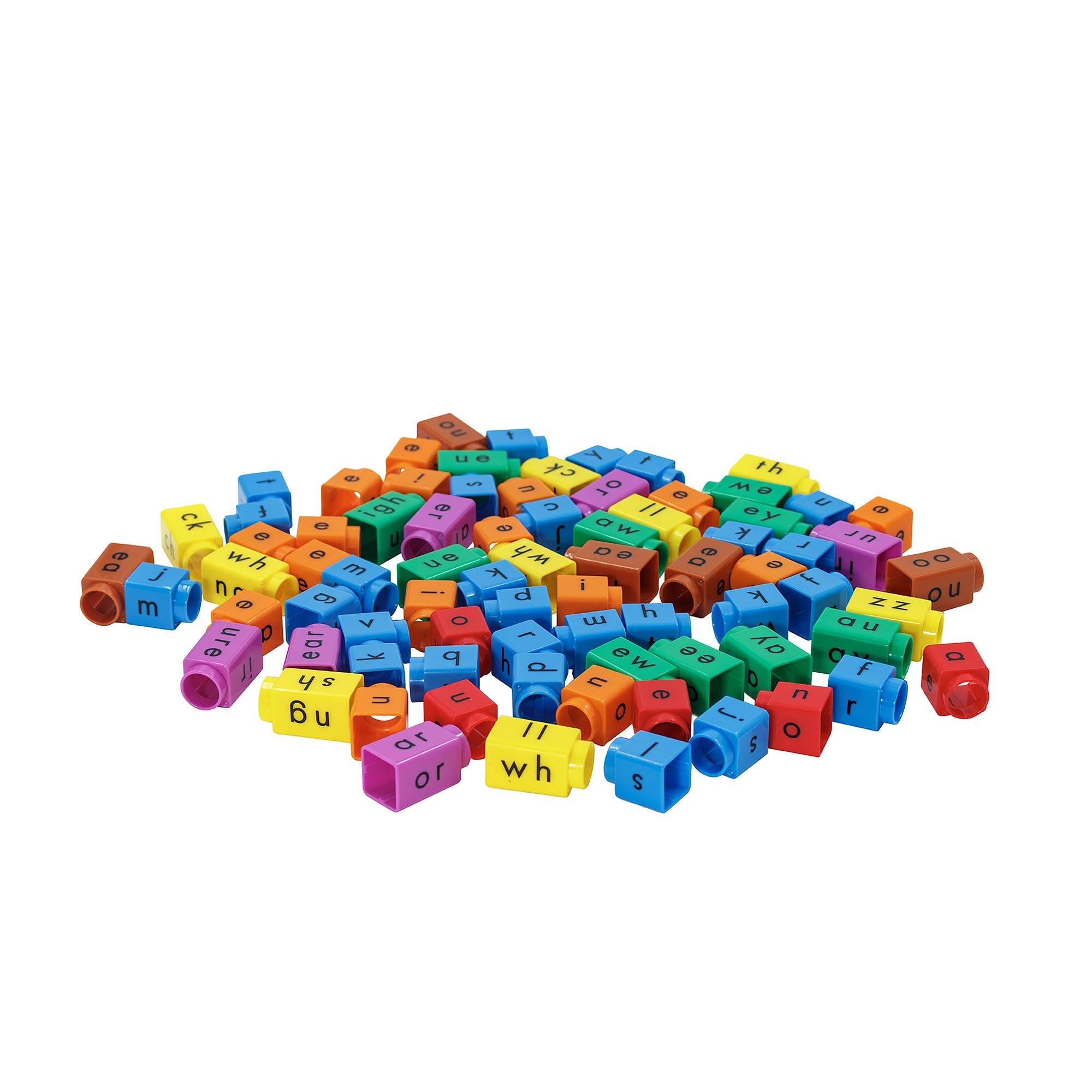 Junior Learning: Rainbow Phonics Blox: Vowel Sounds - Phase 5 - Build & Learn, 30 Activity Cards, Color Coded Blocks, Reading Development, Kids 5+ - Image 5