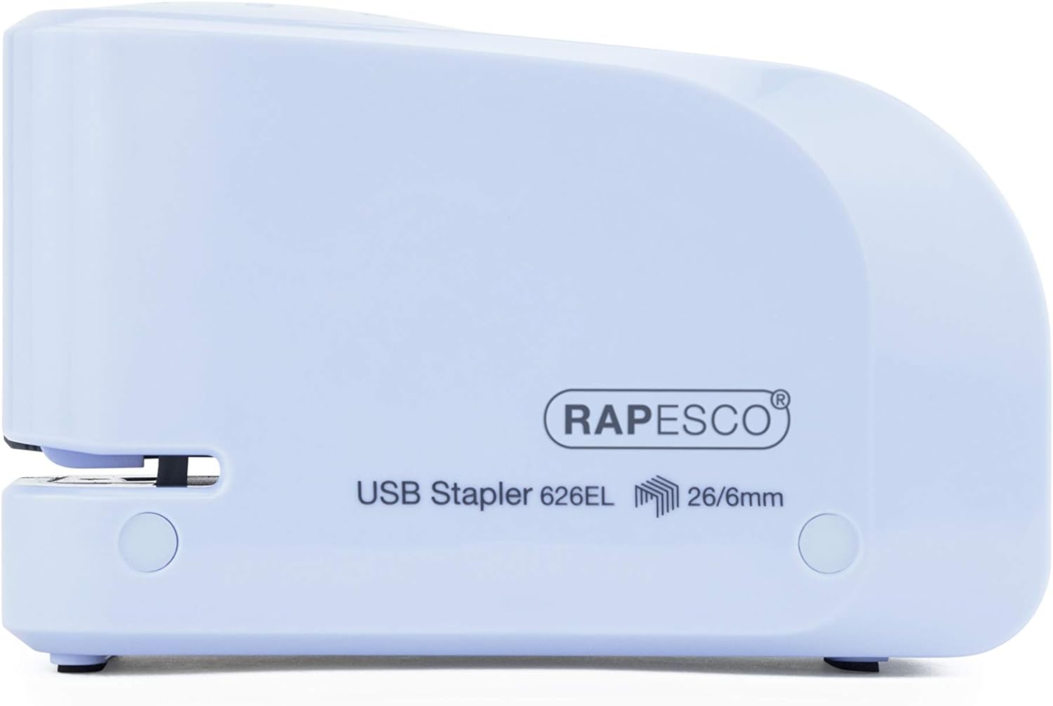 Rapesco 1452 626EL Automatic Electric Stapler USB/Battery, Powder Blue : Office Products