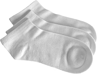 Rambutan Comfort Seam Bamboo Ankle Socks – Soft Socks for School & Daily Wear, Youth & Adult Sizes (3 Pack)