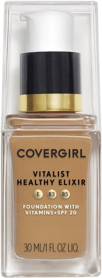 COVERGIRL Vitalist Healthy Elixir Foundation, Classic Tan 760, 1 Ounce