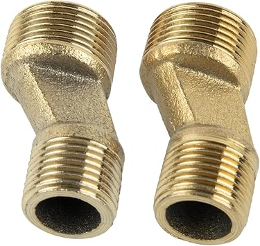 Thermostatic Shower Mixer Bar Valve,Convenient Showering, Small Vertical Shower Mixer for Camper Van, Yacht, Boat, Douche Bidet Tap, 45mm Centres, Chrome