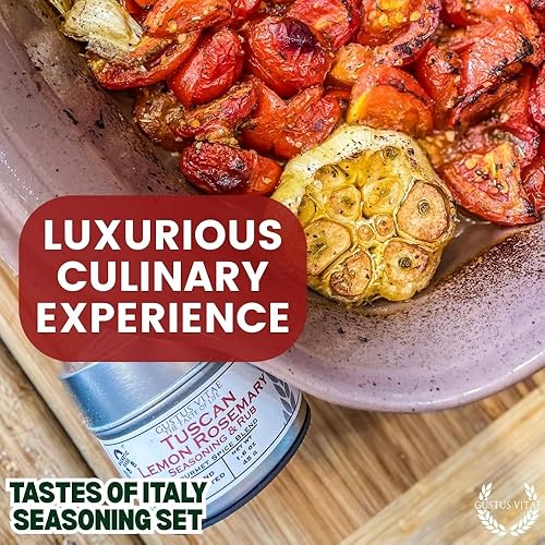 Miniatura 7 de Set de regalo de condimentos italianos | Sabores de Italia | Mezclas de especias artesanales de seis envases | Sin GMO, todo natural | Sin MSG,