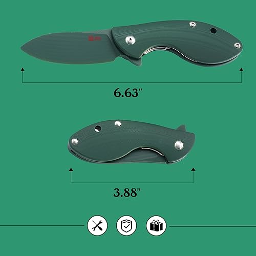 Miniatura 7 de Cuchillo JIN Starry G10 para niños, kit de fabricación de cuchillos DIY, hoja sin filo, juguete seguro para jugar, regalo para niños y niñas, mango