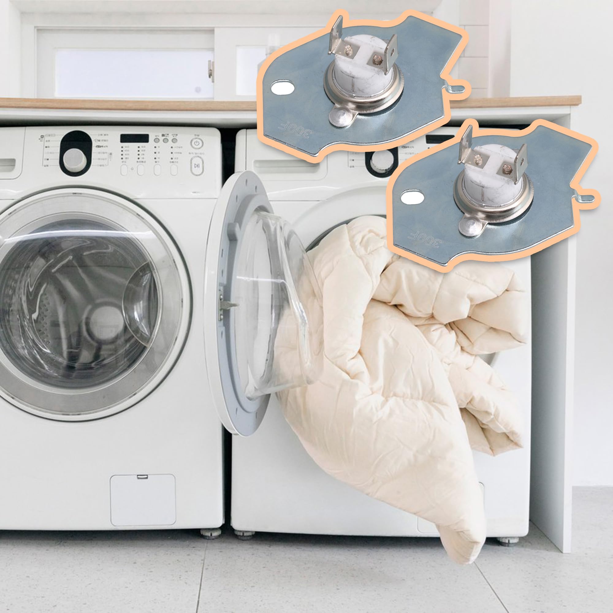 Amazon.com: RDEXP WP3977393 Dryer Thermostat Thermal Fuse Limit