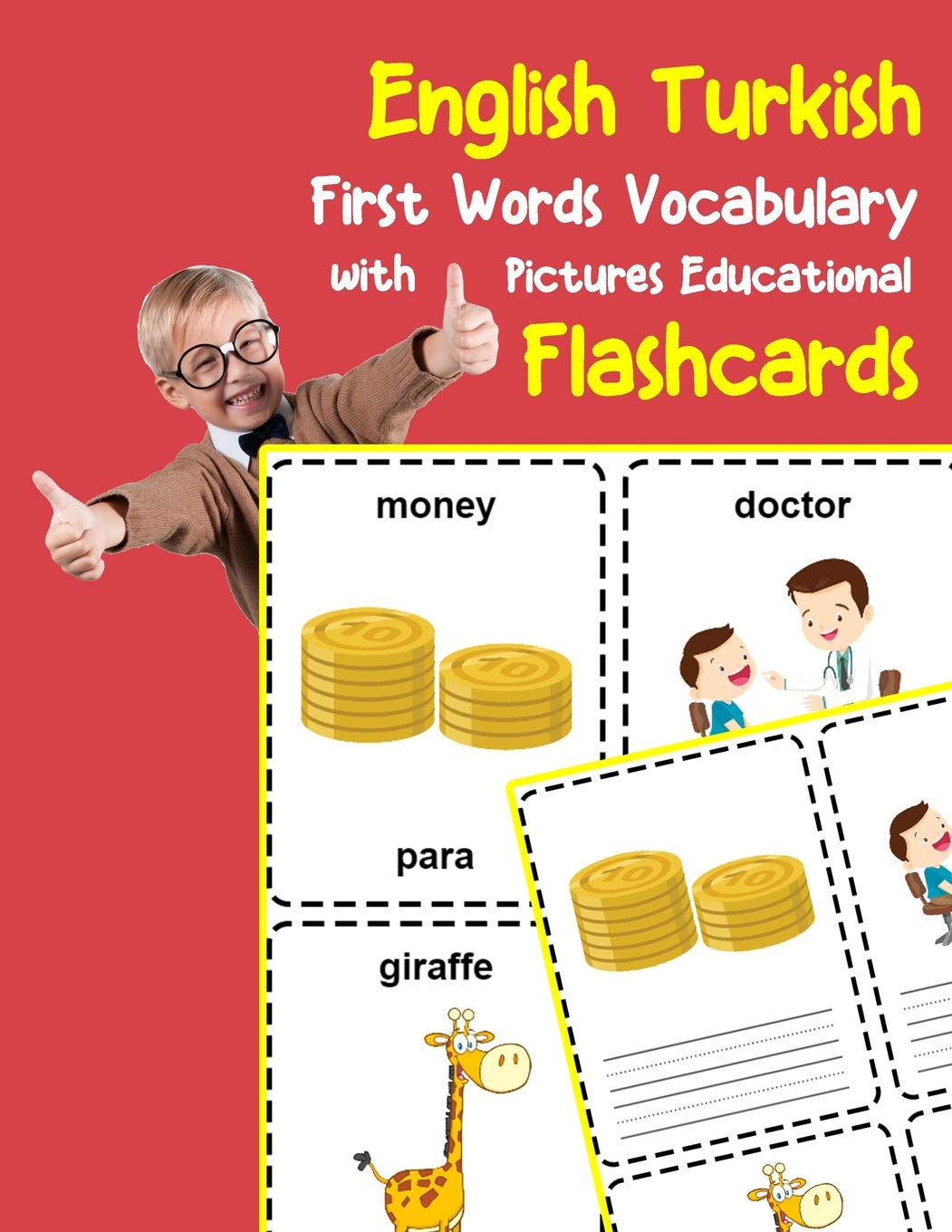 Cartes Flash Éducatives Anglais-Turc pour Enfants