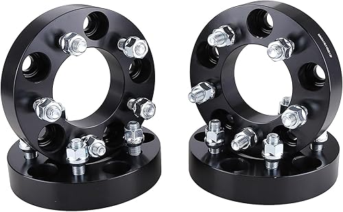 Miniatura 3 de Adaptadores de rueda de brida forjada, 4 unidades de 1.25 pulgadas, 5 x 5 pulgadas a 5 x 4.5 pulgadas, adaptadores de rueda centrados de brida con