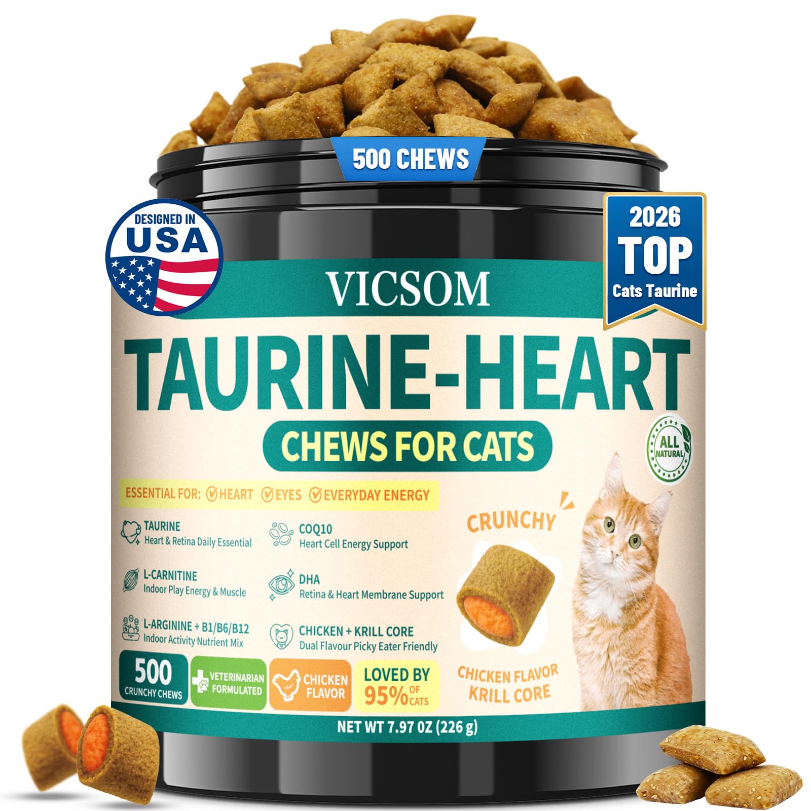 VICSOM 500 Taurine Chews