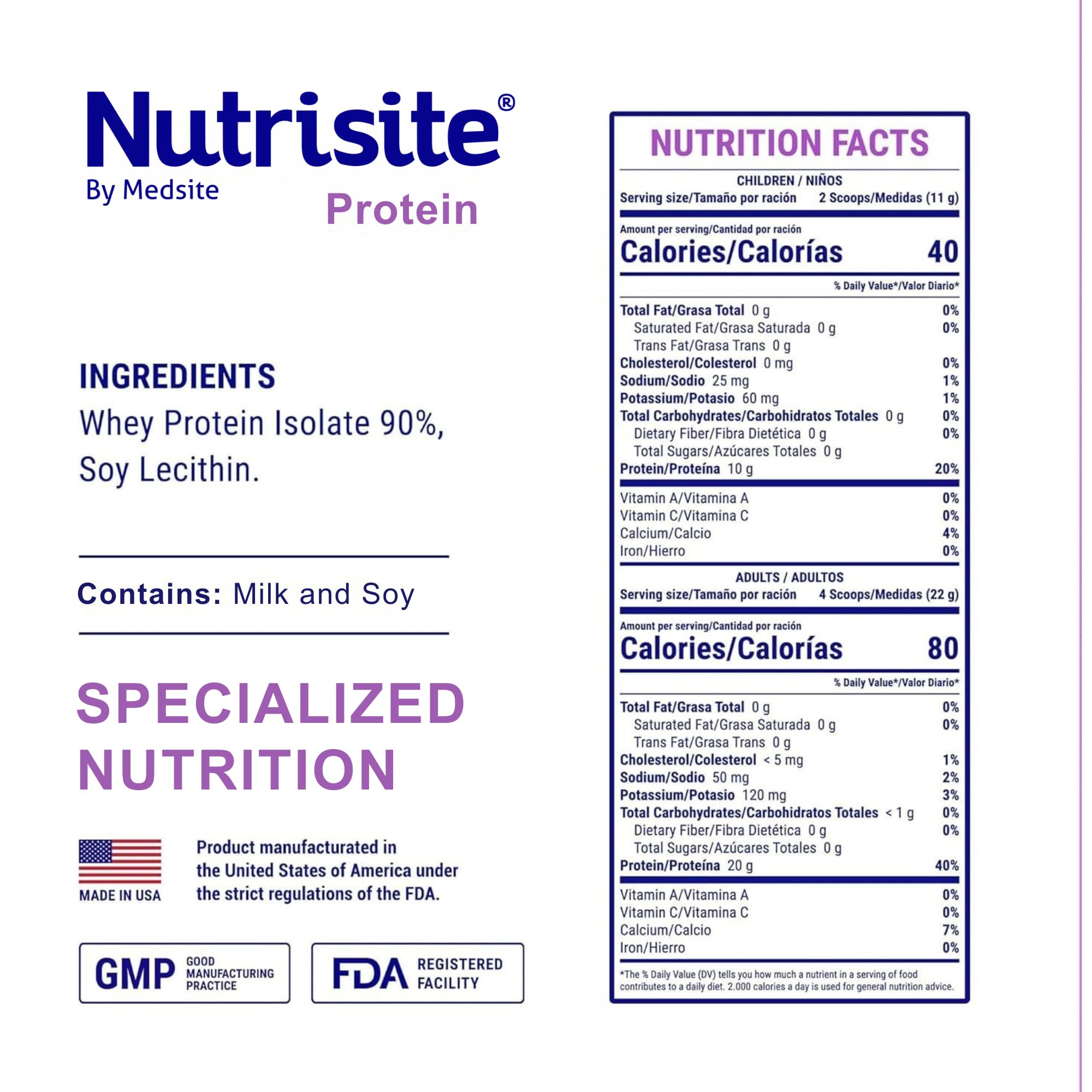 Nutrisite Whey Protein Isolate Powder for Daily Nutrition 9.7 oz — Amazon image 7
