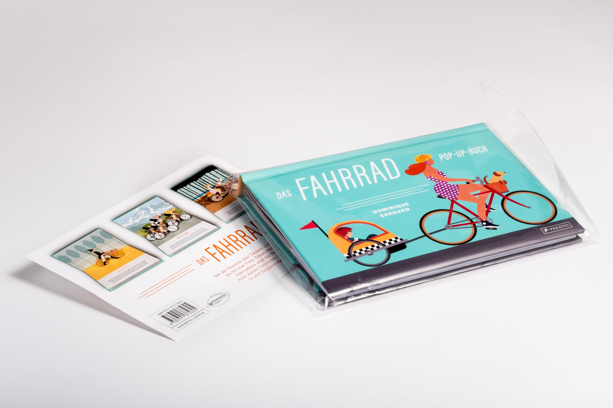 Das Fahrrad: Pop-up-Buch; mit Draisine, Velociped, Hochrad, Tandem, Quintuplet, Rennrad, Mountainbike und Fixie
