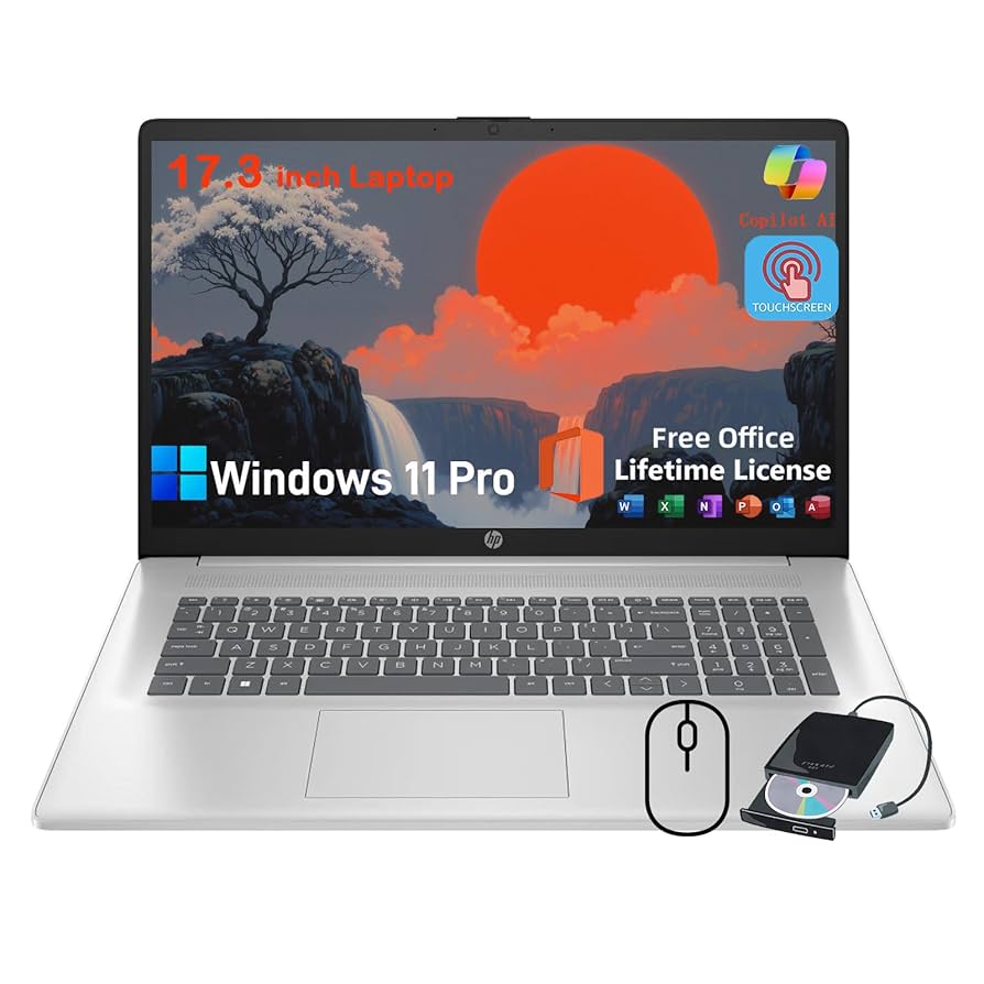 Amazon.com: HP 17 inch Laptop, 17.3