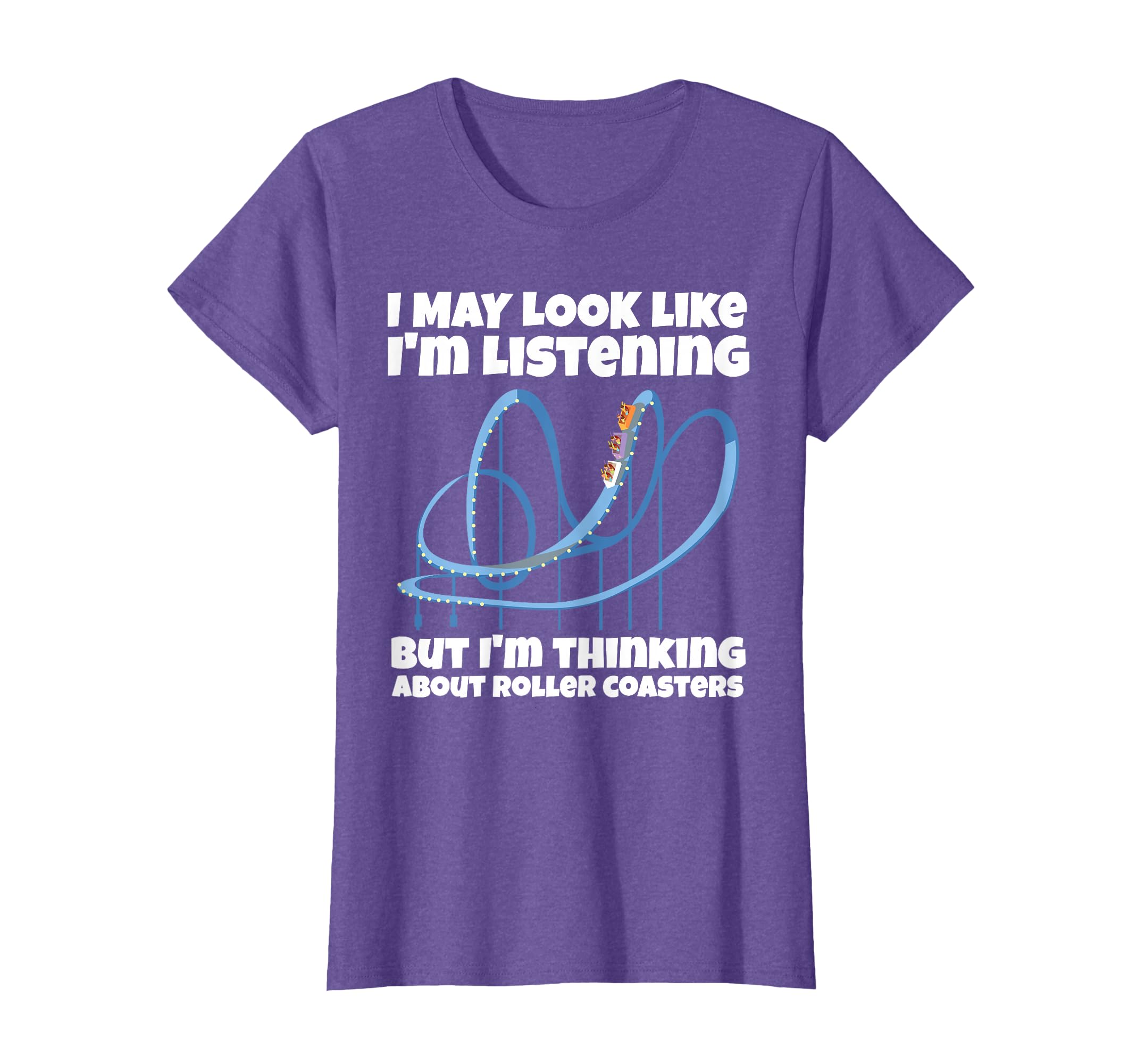 I'm Thinking About Roller Coasters Funny Shirt T-Shirt