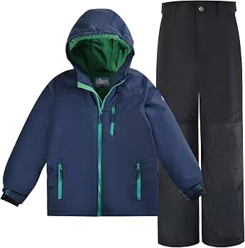 NORDOIS CHALET Combinaison De Neige Garçon Avec Capuche - Imperméable Et Coupe-Vent Ski