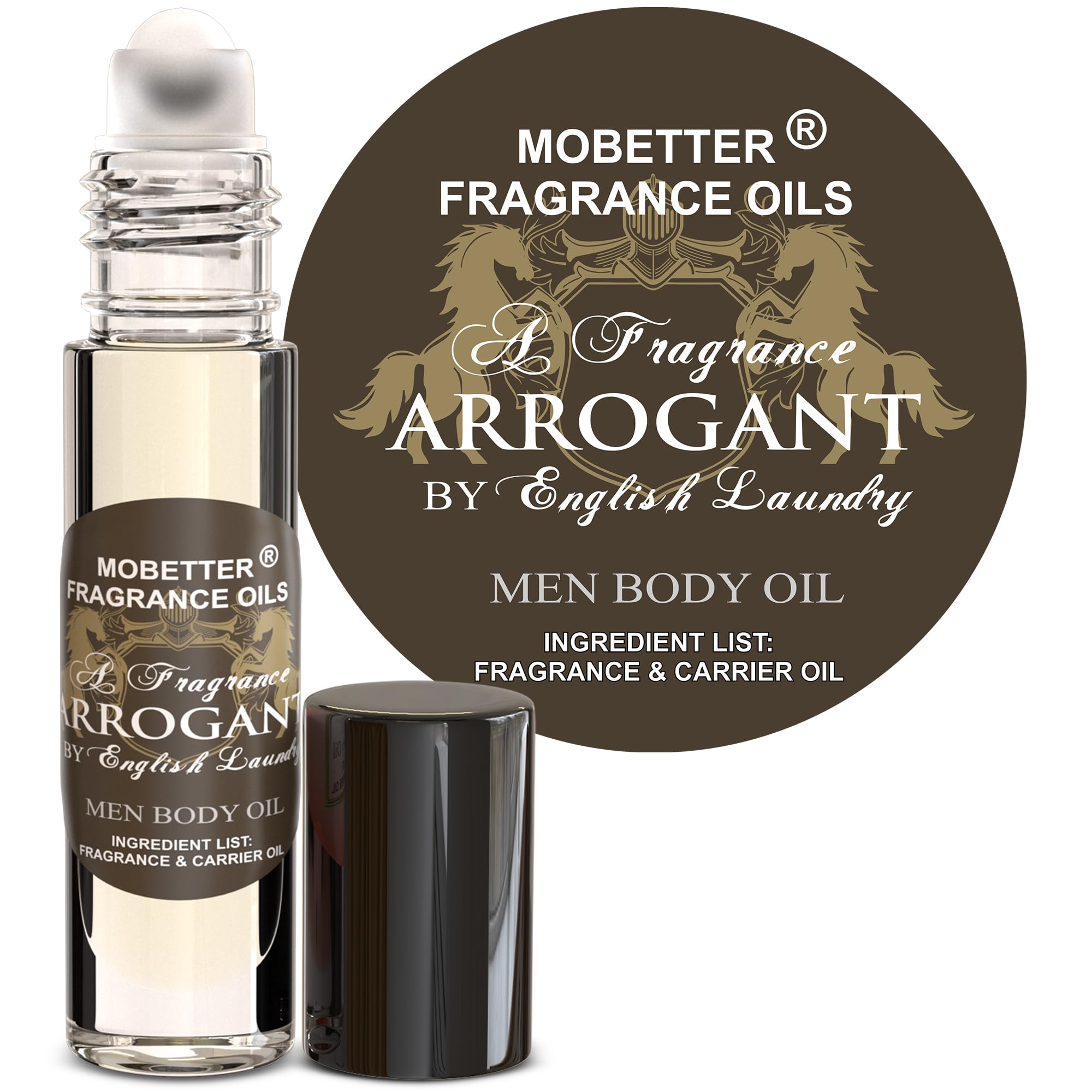 MOBETTER FRAGRANCE OILS' Impression of Arrogant E.L. for Men Cologne Body Oil (10ml Roll…