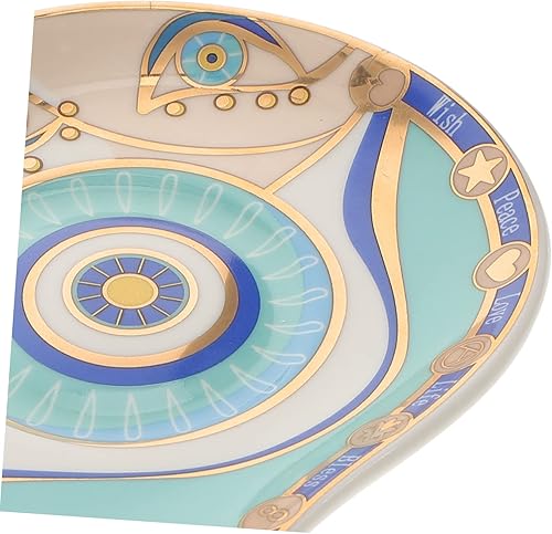 Miniatura 7 de BESTOYARD 4 unids decoración del hogar bandeja de joyería bandeja cosmética bandeja azul bandejas decorativas bandeja tuerca anillo titular baratija