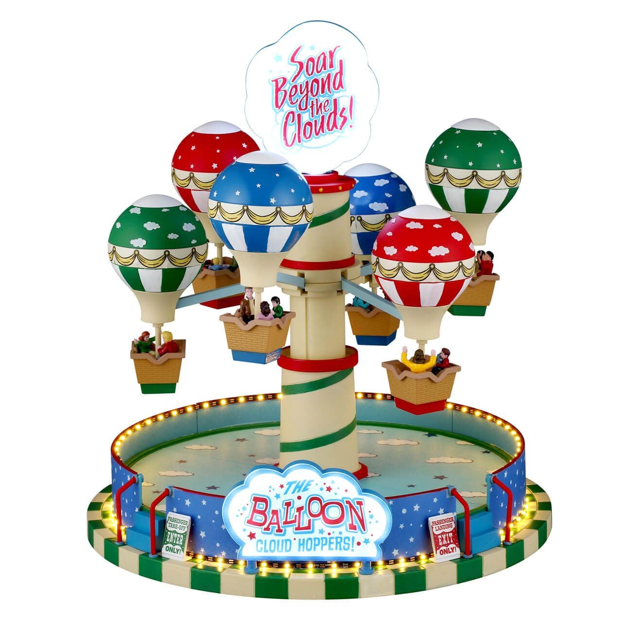 Lemax Multicolor The Balloon Cloud Hoppers, Sights And Sounds, #64648