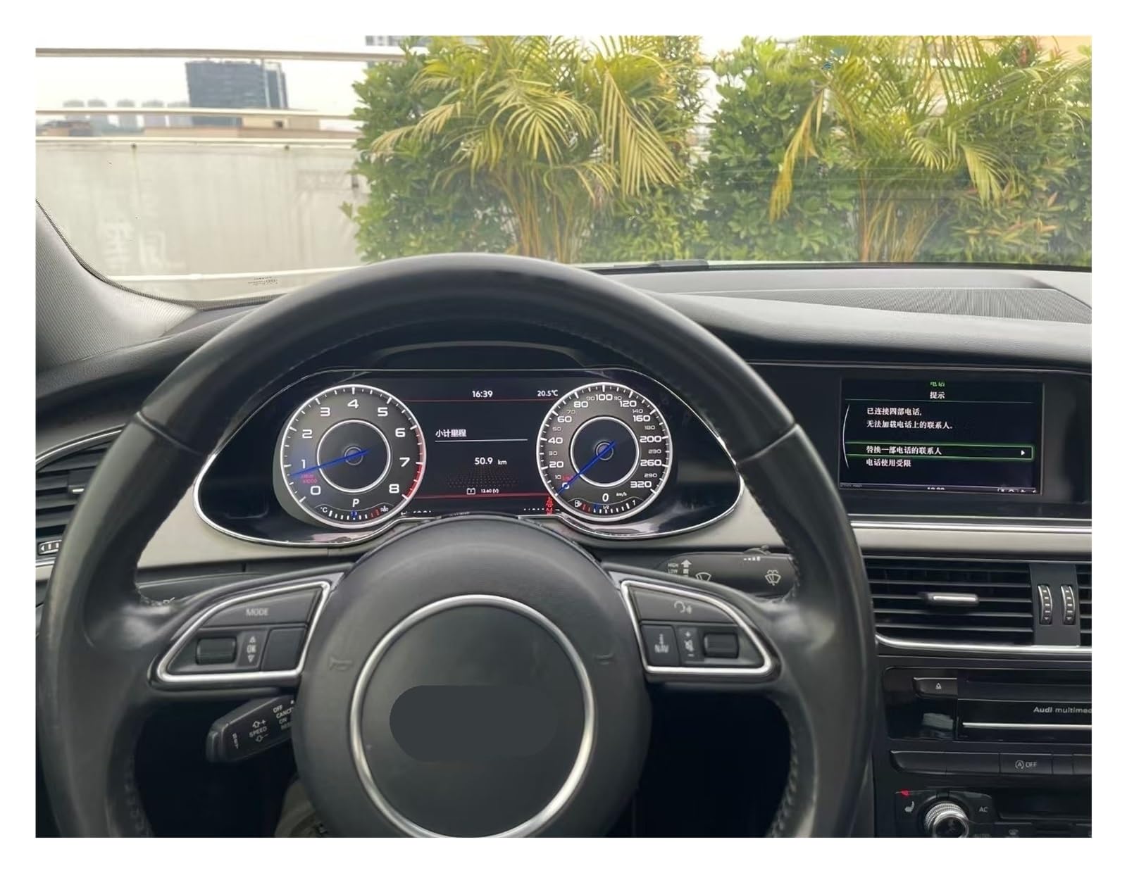 Virtual Cockpit Compatibile for Audi A4 2013-2016 Anno B8.5 Digitale LCD Cruscotto Pannello Cluster Tachimetro Strumento