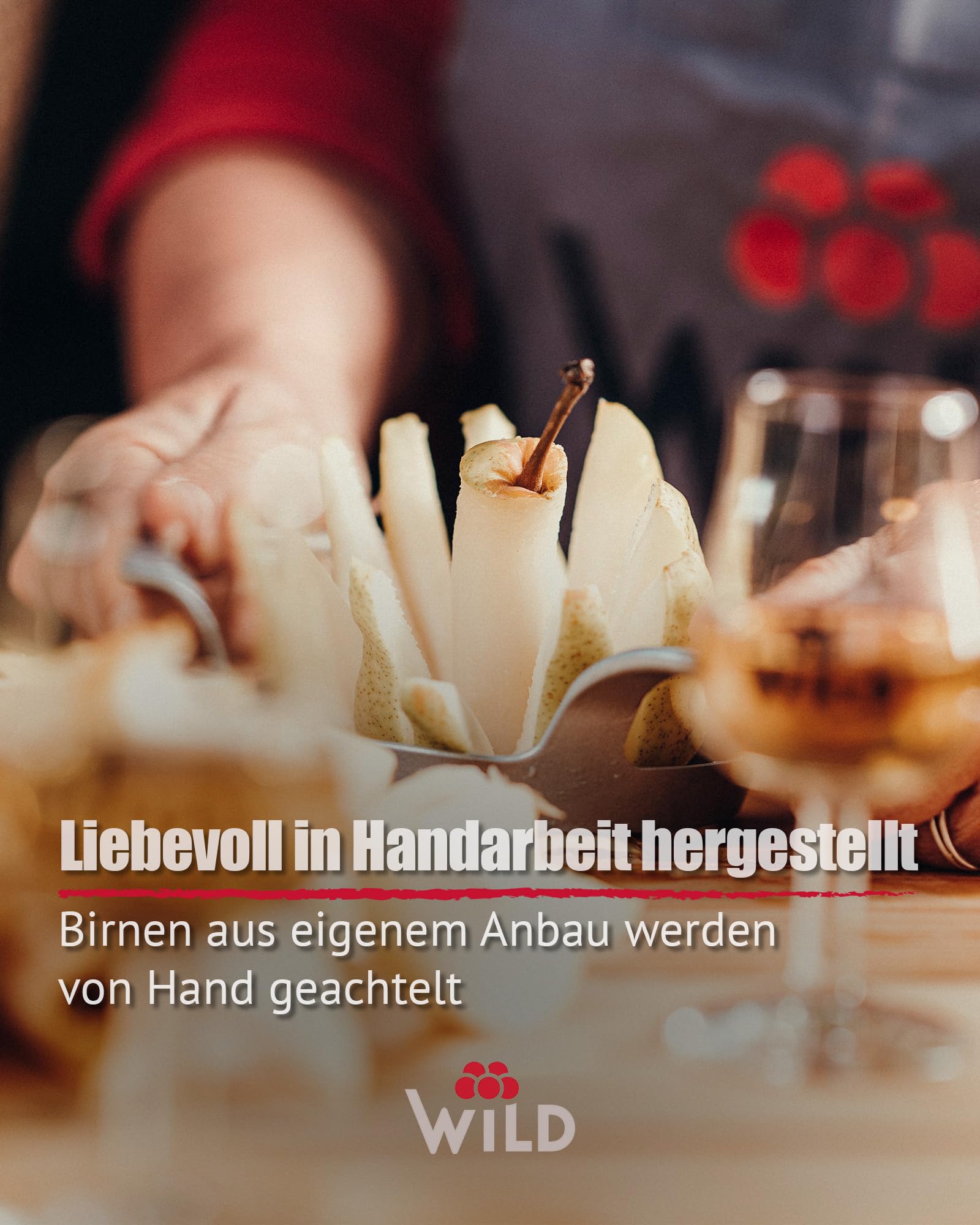 Brennerei Wild, Goldbrand Williams-Gold, Fruchtig Mild, 35% Vol., Intensives Birnenaroma, Auf Früchten nachgereift, Premium Qualität, Made in Germany