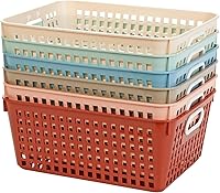 Vista 1 de Really Good Stuff Cesta grande - Boho, paquete de 6