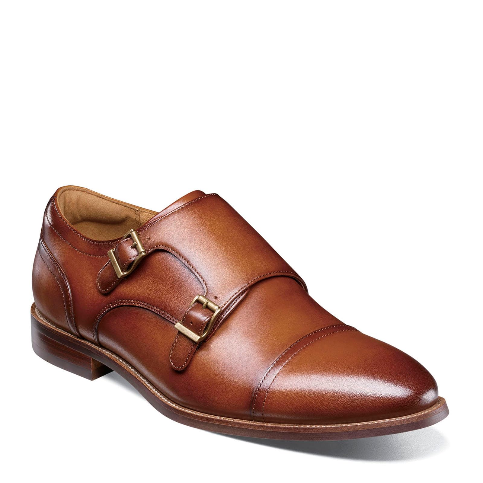 Florsheim Men's, Rucci Cap Toe Double Monk Strap Loafer