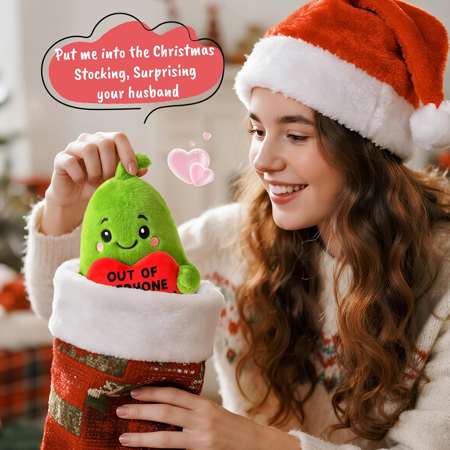 Valentines Funny Gifts for Him Her Girlfriend Boyfriend GF Wife Husband Anniversary Birthday Gifts for Women Men Couples Easter Fathers Mothers Day I Love You Pickle Gifts Christmas Stocking Stuffers