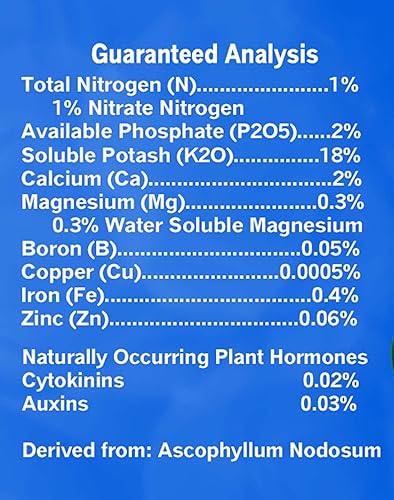 Miniatura 4 de Suplemento soluble de algas marinas solubles (3.5 onzas) para todas las plantas y jardines  Hace hasta 385 galones  Blue Planet Nutrients