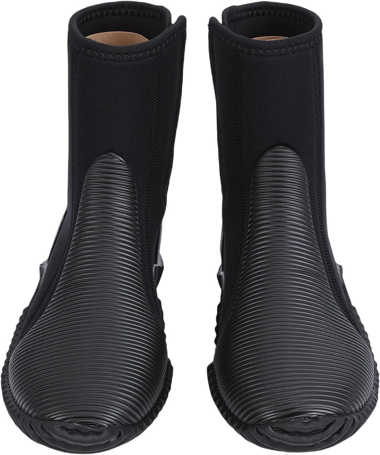 1 Pair Diver Boots, Neoprene Diving Sole Shoes with 5mm Thickness, Scratch Proof Design, Non Slip Adult Dive Booties for Water Sports Snorkeling Rafting Windsurfing, Unisex