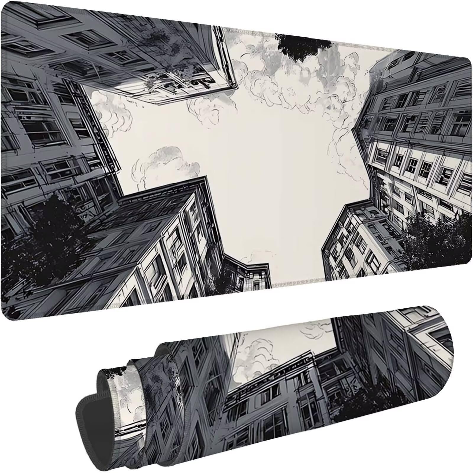 Tappetino Mouse 900x450mm | Superficie Ultra-Liscia, grigio 0-z376