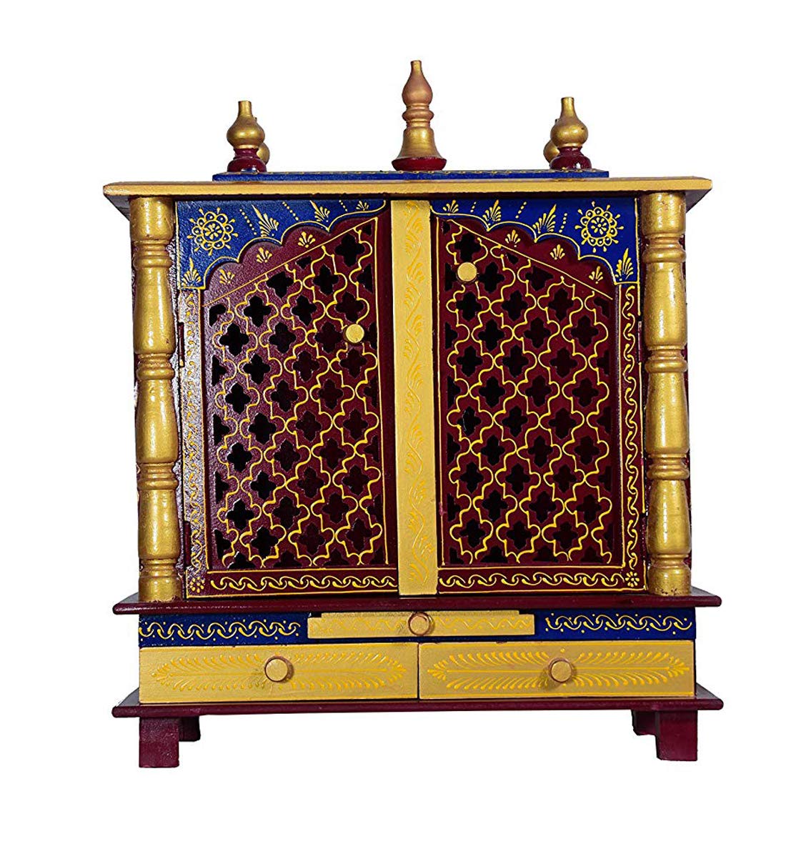 Buy MAHADEV Home pooja Temple/God mandir/Wooden pooja