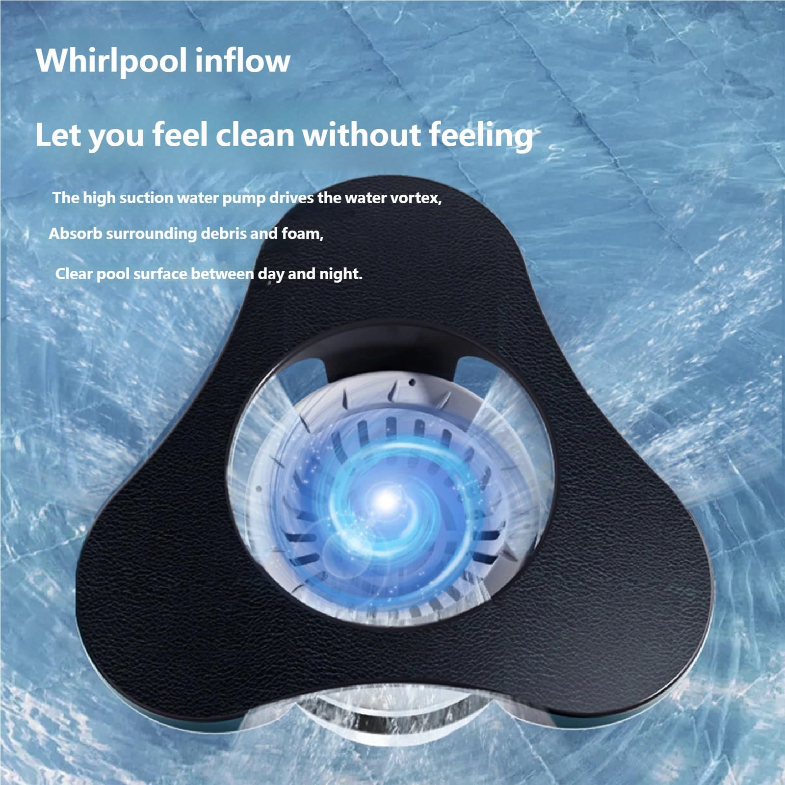 Skimmer Automático de Pared para Piscina, Plástico Duradero, Limpieza Eficaz de Residuos Superficiales para Piscinas Enterradas/sobre Tierra