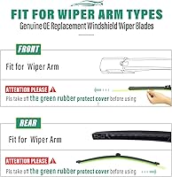 Vista 52 de 26" 20" 16" Windshield Wiper Blades Replacement for Dodge Grand Caravan 2008-2020 / Chrysler Town & Country 2008-2016 Premium All Weather Front Rear