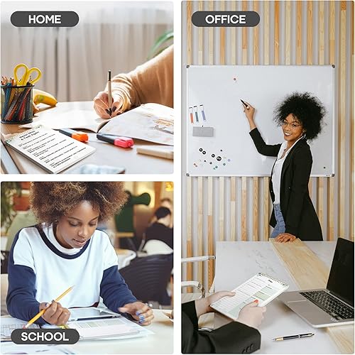 Miniatura 116 de Taja Bloc de notas de lista de tareas pendientes para el trabajo con 52 hojas, 9.8 x 6.5 pulgadas, planificador diario sin fecha, perfecto