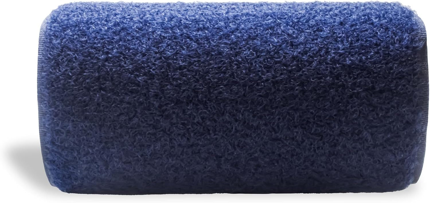 Lakesstory 4 Inch Navy Sew on Hook and Loop Tape Non-Adhesive 1 Yd Length Navy Nylon Hook and Loop Sheets Soft Fabric Fastener Rolls for Military Form Patches Bags Clothes Shoes Backpacks DIY Craft